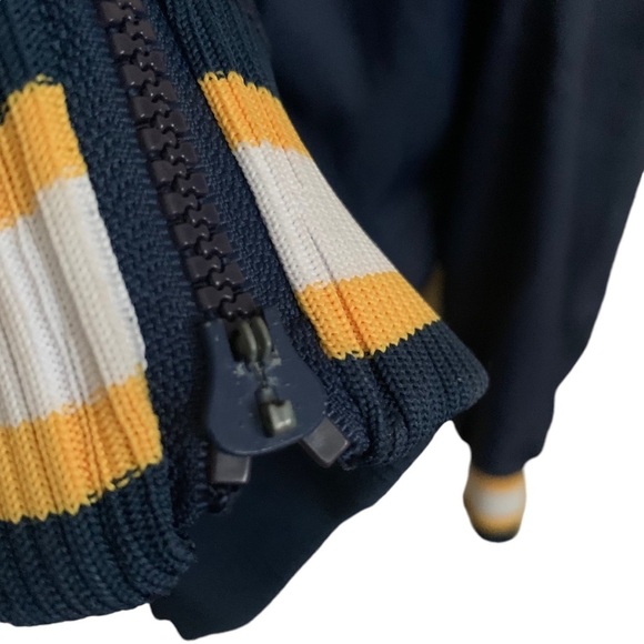 Vintage Michigan Wolverines 80s 90s Embroidered Spellout Starter Sideline Jacket - Picture 6 of 7